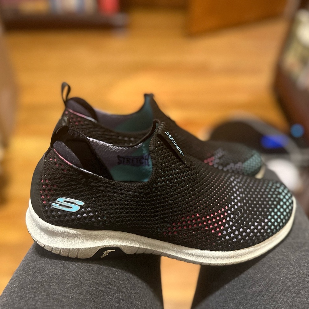 Skechers Multicolor Mesh Slip-On Shoes size 7.5